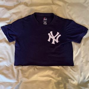 NY Yankees cropped Aaron Judge cropped 99 Jersey.
